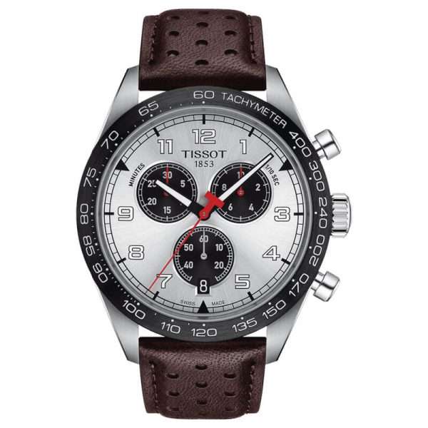 TISSOT Men’s Swiss Made Quartz Brown Leather Strap Silver Dial 45mm Watch T131.617.16.032.00 UAE DUBAI AJMAN SHARJAH ABU DHABI RAS AL KHAIMA UMM UL QUWAIN ALAIN FUJAIRAH