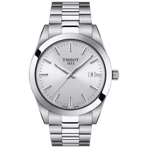 TISSOT Men’s Quartz Swiss Made Silver Stainless Steel Silver Dial 40mm Watch T127.410.11.031.00 UAE DUBAI AJMAN SHARJAH ABU DHABI RAS AL KHAIMA UMM UL QUWAIN ALAIN FUJAIRAH