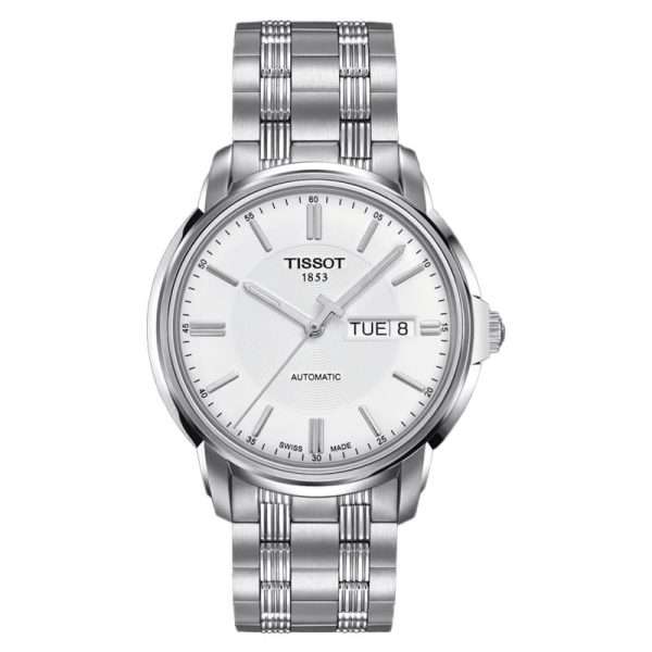 TISSOT Men’s Automatic Swiss Made Silver Stainless Steel White Dial 40mm Watch T065.430.11.031.00 UAE DUBAI AJMAN SHARJAH ABU DHABI RAS AL KHAIMA UMM UL QUWAIN ALAIN FUJAIRAH