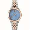 Versace Women’s Quartz Swiss Made Two Tone Stainless Steel Blue Dial 38mm Watch VELR00619 UAE DUBAI AJMAN SHARJAH ABU DHABI RAS AL KHAIMA UMM UL QUWAIN ALAIN FUJAIRAH