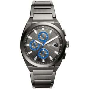 Fossil Men’s Quartz Grey Stainless Steel Grey Dial 42mm Watch FS5830