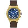 Guess Men’s Quartz Brown Silicone Strap Blue Dial 42mm Watch GW0571G5 UAE DUBAI AJMAN SHARJAH ABU DHABI RAS AL KHAIMA UMM UL QUWAIN ALAIN FUJAIRAH