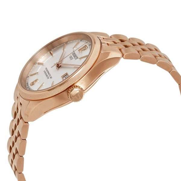 TISSOT Men’s Powermatic Swiss Made Rose Gold Stainless Steel Silver Dial 41mm Watch T108.408.33.037.00 UAE DUBAI AJMAN SHARJAH ABU DHABI RAS AL KHAIMA UMM UL QUWAIN ALAIN FUJAIRAH