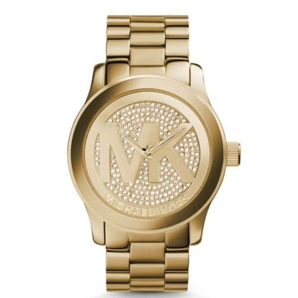 Michael Kors Women’s Quartz Gold Stainless Steel Gold Dial 45mm Watch MK5706