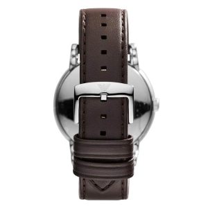 Emporio Armani Men’s Quartz Brown Leather Strap Brown Dial 41mm Watch AR1729
