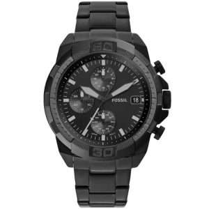 Fossil Men’s Quartz Black Stainless Steel Black Dial 44mm Watch FS5853