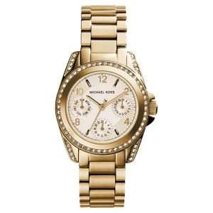 Michael Kors Women’s Quartz Gold Stainless Steel Light Champagne Dial 33mm Watch MK5639