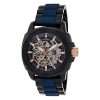 Fossil Men’s Automatic Two Tone Silicone & Stainless Steel Blue Dial 45mm Watch ME3133