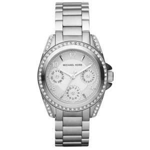 Michael Kors Women’s Quartz Silver Stainless Steel Silver Dial 33mm Watch MK5612