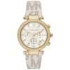 Michael Kors Women’s Quartz White Leather Strap White Dial 39 mm Watch MK6916