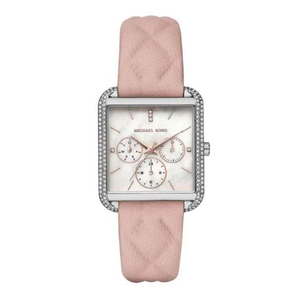 Michael Kors Women’s Quartz Pink Leather Strap Mother of Pearl Dial 35mm Watch MK2768 UAE DUBAI AJMAN SHARJAH ABU DHABI RAS AL KHAIMA UMM UL QUWAIN ALAIN FUJAIRAH