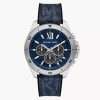 Michael Kors Men’s Quartz Blue Silicone & Leather Strap Blue Dial 45mm Watch MK8923 UAE DUBAI AJMAN SHARJAH ABU DHABI RAS AL KHAIMA UMM UL QUWAIN ALAIN FUJAIRAH