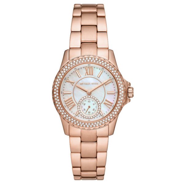 Michael Kors Women’s Quartz Rose Gold Stainless Steel Mother Of Pearl Dial 33mm Watch MK7364 UAE DUBAI AJMAN SHARJAH ABU DHABI RAS AL KHAIMA UMM UL QUWAIN ALAIN FUJAIRAH