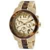 Michael Kors Women’s Quartz Two Tone Stainless Steel Champagne Dial 43mm Watch MK5764