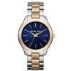 Michael Kors Women’s Quartz Two Tone Stainless Steel Blue Dial 42mm Watch MK3479