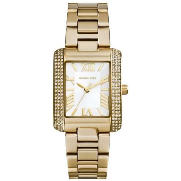 Michael Kors Women’s Quartz Gold Stainless Steel Champagne Dial 33mm Watch MK3324