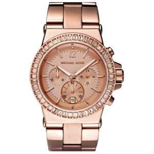 Michael Kors Women’s Quartz Rose Gold Stainless Steel Rose Gold Dial 43mm Watch MK5412