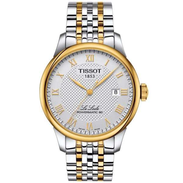 TISSOT Men’s Swiss Made Powermatic Two Tone Stainless Steel Silver Dial 39mm Watch T006.407.22.033.01 UAE DUBAI AJMAN SHARJAH ABU DHABI RAS AL KHAIMA UMM UL QUWAIN ALAIN FUJAIRAH