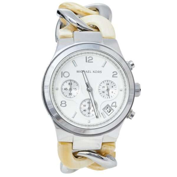 Michael Kors Women’s Quartz Two Tone Stainless Steel Silver Dial 38mm Watch MK4263 UAE DUBAI AJMAN SHARJAH ABU DHABI RAS AL KHAIMA UMM UL QUWAIN ALAIN FUJAIRAH