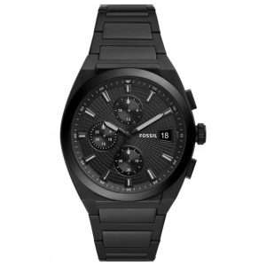 Fossil Men’s Quartz Black Stainless Steel Black Dial 42mm Watch FS5797