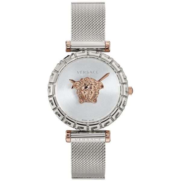 Versace Women’s Quartz Swiss Made Silver Stainless Steel Silver Dial 37mm Watch VEDV00419 UAE DUBAI AJMAN SHARJAH ABU DHABI RAS AL KHAIMA UMM UL QUWAIN ALAIN FUJAIRAH