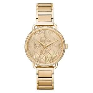 Michael Kors Women’s Quartz Gold Stainless Steel Gold Dial 36mm Watch MK3886