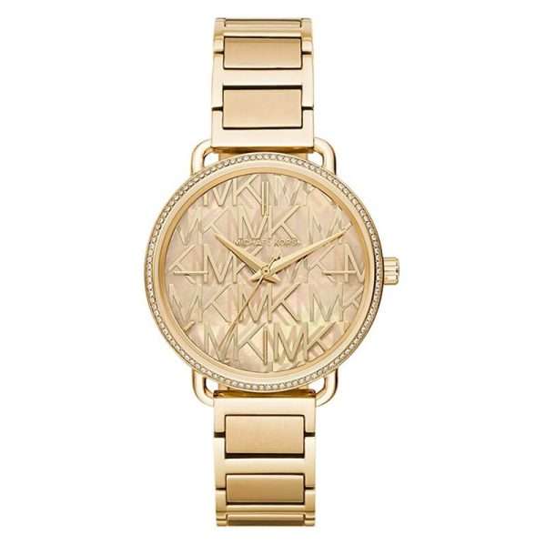 Michael Kors Women’s Quartz Gold Stainless Steel Gold Dial 36mm Watch MK3886