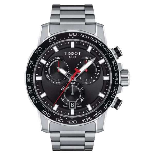 TISSOT Men’s Quartz Swiss Made Silver Stainless Steel Black Dial 45mm Watch T125.617.11.051.00 UAE DUBAI AJMAN SHARJAH ABU DHABI RAS AL KHAIMA UMM UL QUWAIN ALAIN FUJAIRAH