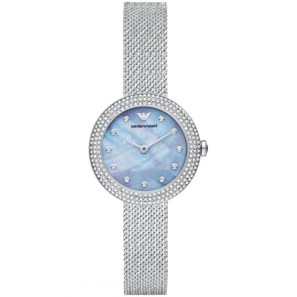 Emporio Armani Women’s Quartz Silver Stainless Steel Mother Of Pearl Dial 30mm Watch AR11380 UAE DUBAI AJMAN SHARJAH ABU DHABI RAS AL KHAIMA UMM UL QUWAIN ALAIN FUJAIRAH