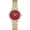 Michael Kors Women’s Quartz Gold Stainless Steel Garnet Mother of Pearl Dial 33mm Watch MK3583 UAE DUBAI AJMAN SHARJAH ABU DHABI RAS AL KHAIMA UMM UL QUWAIN ALAIN FUJAIRAH