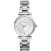 Fossil Women’s Quartz Silver Stainless Steel Silver Dial 35mm Watch ES4341