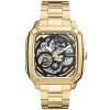 Fossil Men’s Automatic Gold Stainless Steel Black Dial 42mm Watch BQ2573