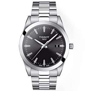 TISSOT Men’s Quartz Swiss Made Silver Stainless Steel Black Dial 40mm Watch T127.410.11.051.00 UAE DUBAI AJMAN SHARJAH ABU DHABI RAS AL KHAIMA UMM UL QUWAIN ALAIN FUJAIRAH