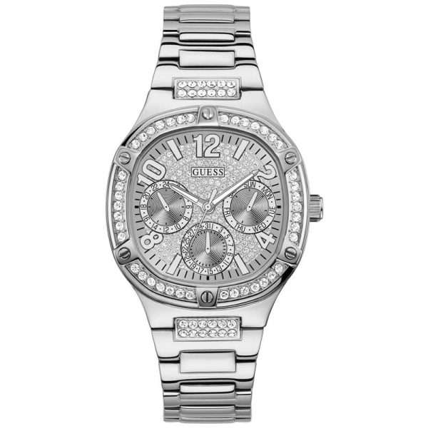 Guess Women’s Quartz Silver Stainless Steel Silver Dial 40mm Watch GW0558L1 UAE DUBAI AJMAN SHARJAH ABU DHABI RAS AL KHAIMA UMM UL QUWAIN ALAIN FUJAIRAH