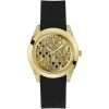 Guess Women’s Quartz Black Silicone Strap Gold Dial 39mm Watch GW0109L1 UAE DUBAI AJMAN SHARJAH ABU DHABI RAS AL KHAIMA UMM UL QUWAIN ALAIN FUJAIRAH