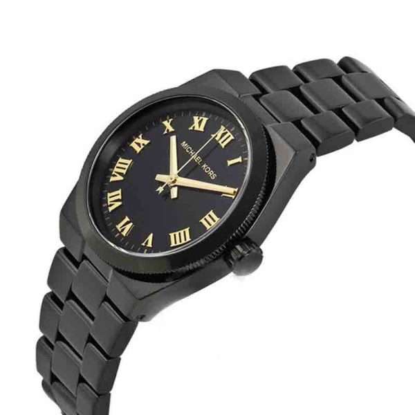 Michael Kors Women’s Quartz Black Stainless Steel Black Dial 33mm Watch MK6100