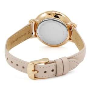 Fossil Women’s Quartz Blush Leather Strap White Dial 36mm Watch ES3988