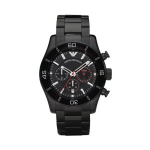 Emporio Armani Men’s Quartz Black Stainless Steel Black Dial 44mm Watch AR5931