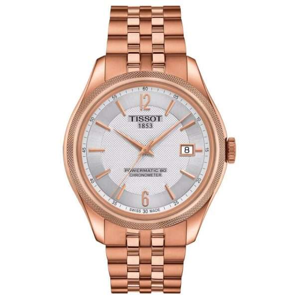 TISSOT Men’s Powermatic Swiss Made Rose Gold Stainless Steel Silver Dial 41mm Watch T108.408.33.037.00 UAE DUBAI AJMAN SHARJAH ABU DHABI RAS AL KHAIMA UMM UL QUWAIN ALAIN FUJAIRAH