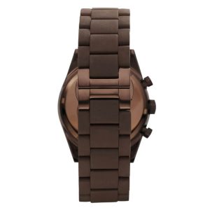 Emporio Armani Men’s Quartz Brown Stainless Steel Brown Dial 43mm Watch AR5982