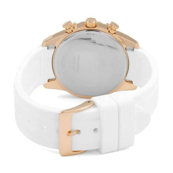 Guess Women’s Quartz White Silicon Strap White Dial 36mm Watch W0562L1 UAE DUBAI AJMAN SHARJAH ABU DHABI RAS AL KHAIMA UMM UL QUWAIN ALAIN FUJAIRAH