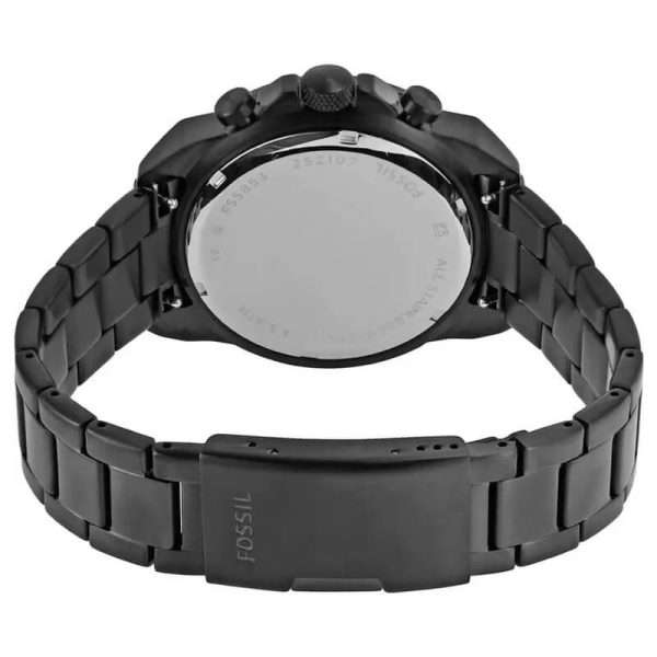 Fossil Men’s Quartz Black Stainless Steel Black Dial 44mm Watch FS5853