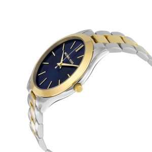 Michael Kors Women’s Quartz Two Tone Stainless Steel Blue Dial 42mm Watch MK3479