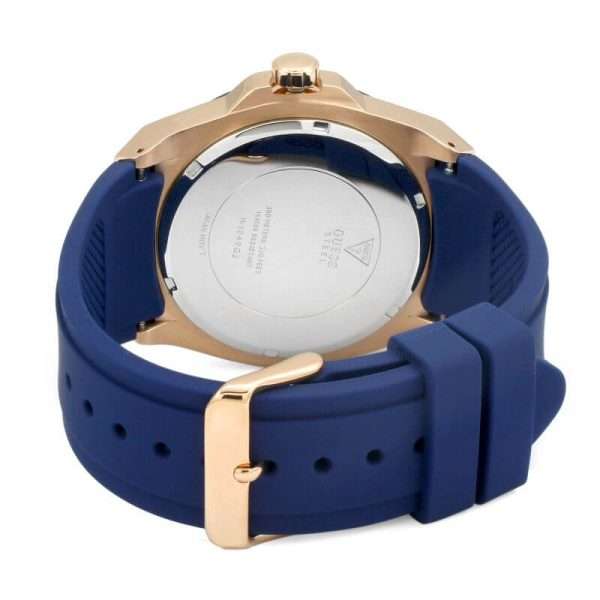 Guess Men’s Quartz Blue Silicone Strap Blue Dial 46mm Watch W1049G2 UAE DUBAI AJMAN SHARJAH ABU DHABI RAS AL KHAIMA UMM UL QUWAIN ALAIN FUJAIRAH