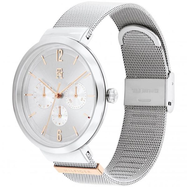 Tommy Hilfiger Women’s Quartz Silver Stainless Silver Dial 40mm Watch 1782537 UAE DUBAI AJMAN SHARJAH ABU DHABI RAS AL KHAIMA UMM UL QUWAIN ALAIN FUJAIRAH