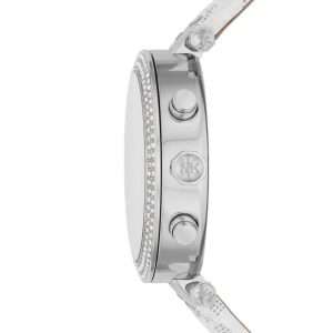 Michael Kors Women’s Quartz White Leather Strap White Dial 39 mm Watch MK7226