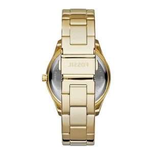 Fossil Women’s Quartz Gold Stainless Steel Gold Dial 38mm Watch ES3589