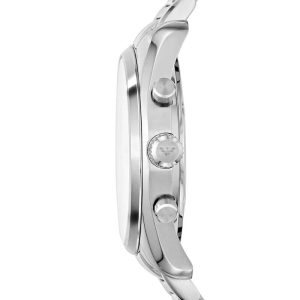 Emporio Armani Men’s Quartz Silver Stainless Steel White Dial 39mm Watch AR6013