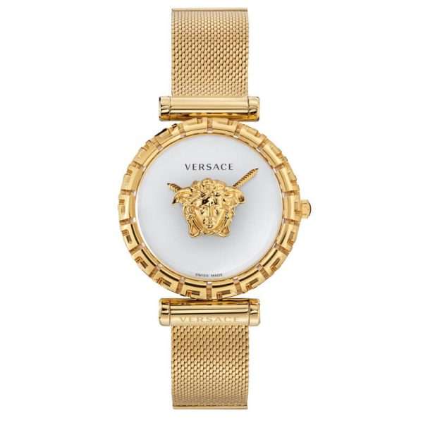 Versace Women’s Quartz Swiss Made Gold Stainless Steel White Dial 37mm Watch VEDV00619 UAE DUBAI AJMAN SHARJAH ABU DHABI RAS AL KHAIMA UMM UL QUWAIN ALAIN FUJAIRAH