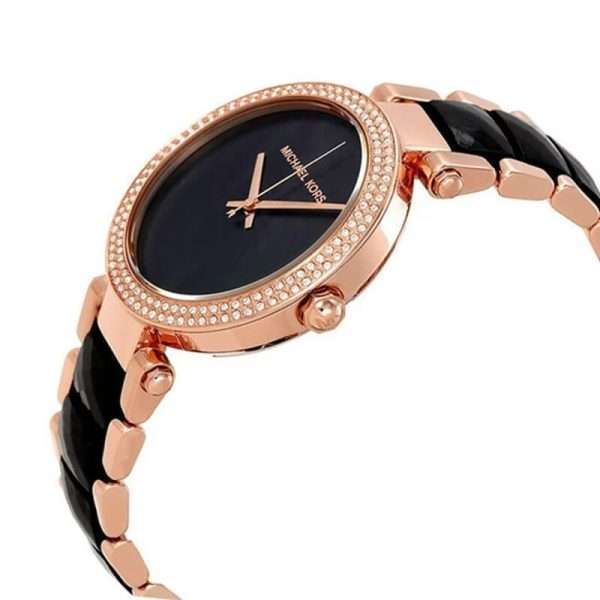 Michael Kors Women’s Quartz Two Tone Stainless Steel Black Mother Of Pearl Dial 39mm Watch MK6414 UAE DUBAI AJMAN SHARJAH ABU DHABI RAS AL KHAIMA UMM UL QUWAIN ALAIN FUJAIRAH